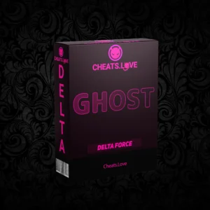 Ghost Delta Force cheat product box – private cheat with aimbot, ESP, and HWID spoofer